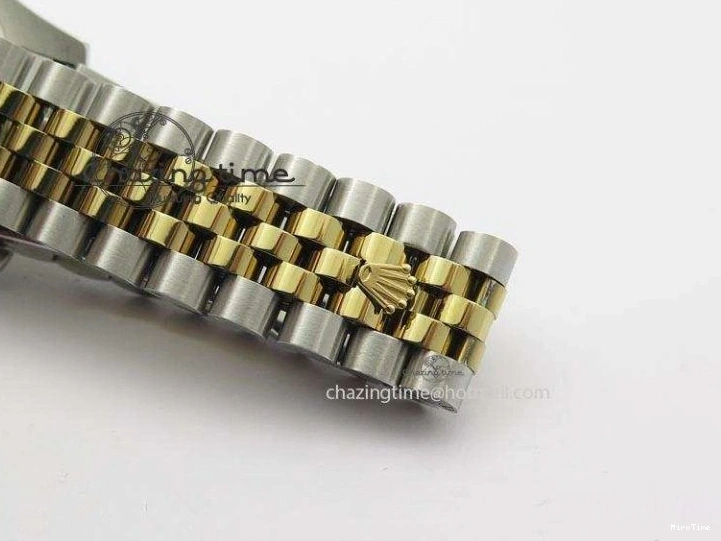 MiroTime 1219 HighPerformance DateJust 116234 BP Best Edition SS YG Gold Dial Diamond Markers On SS Bracelet A2824 V 3940
